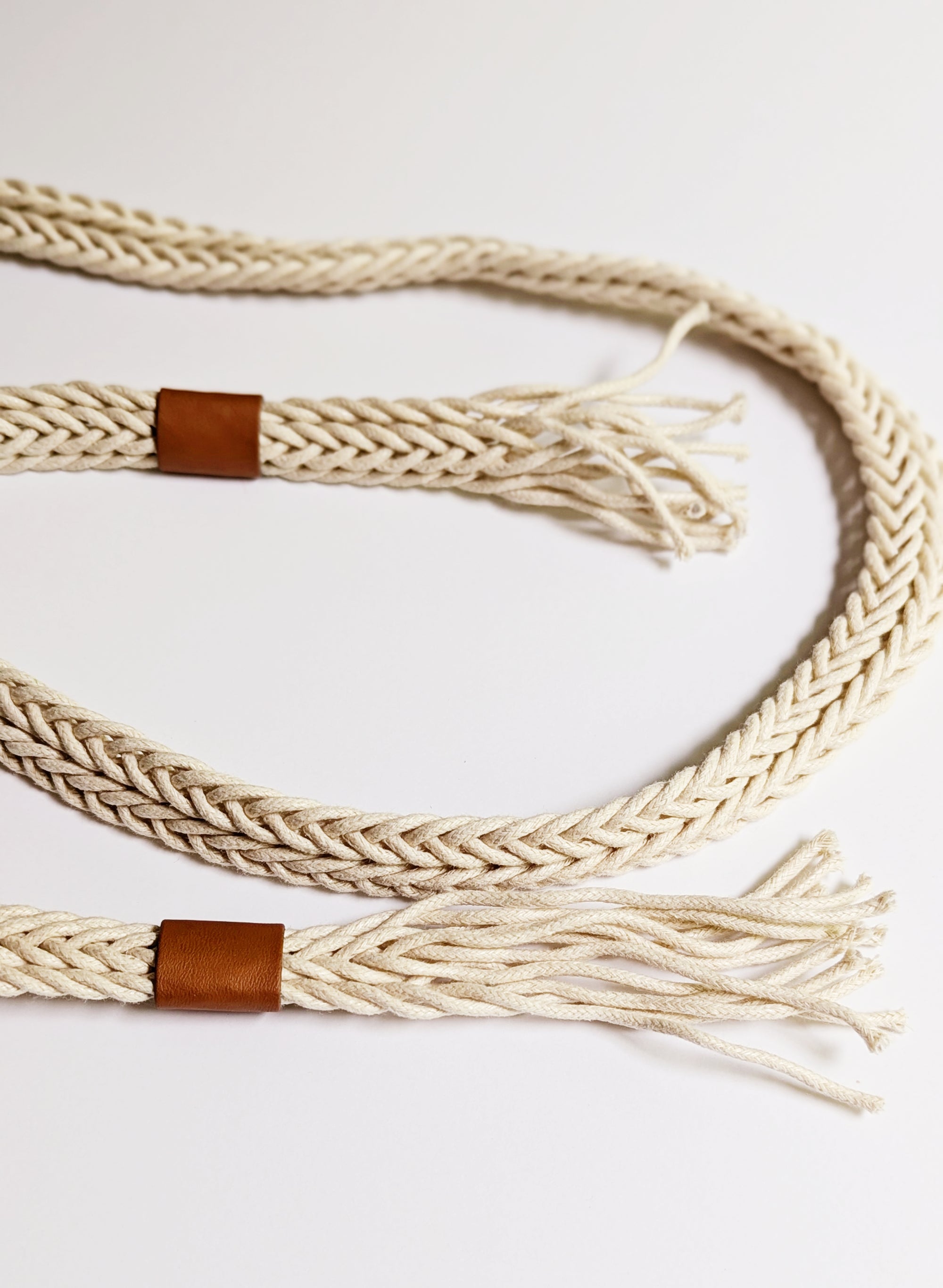 Bohemian Style Rope Braid Waist Belt