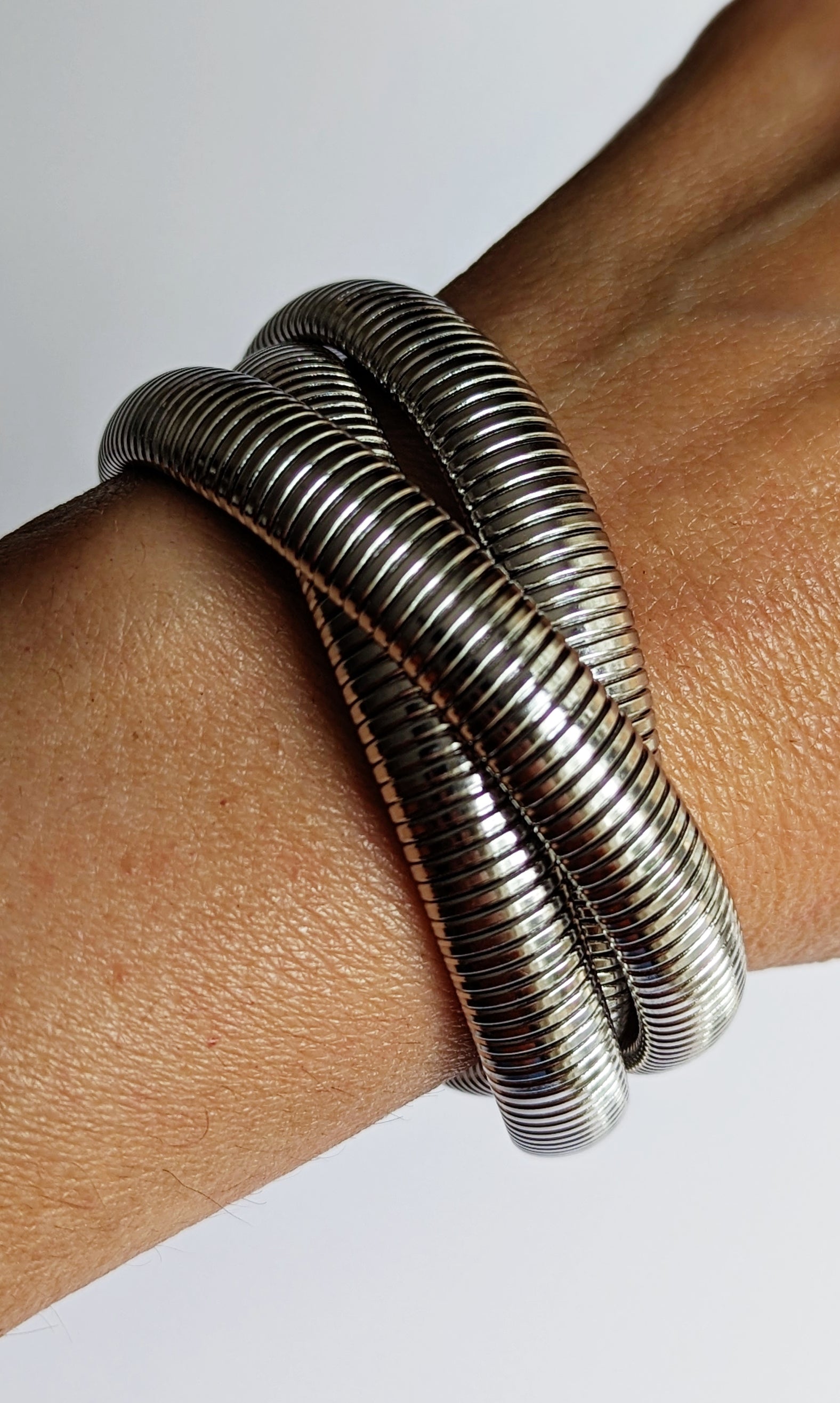 Chunky Triple Cobra Bracelets