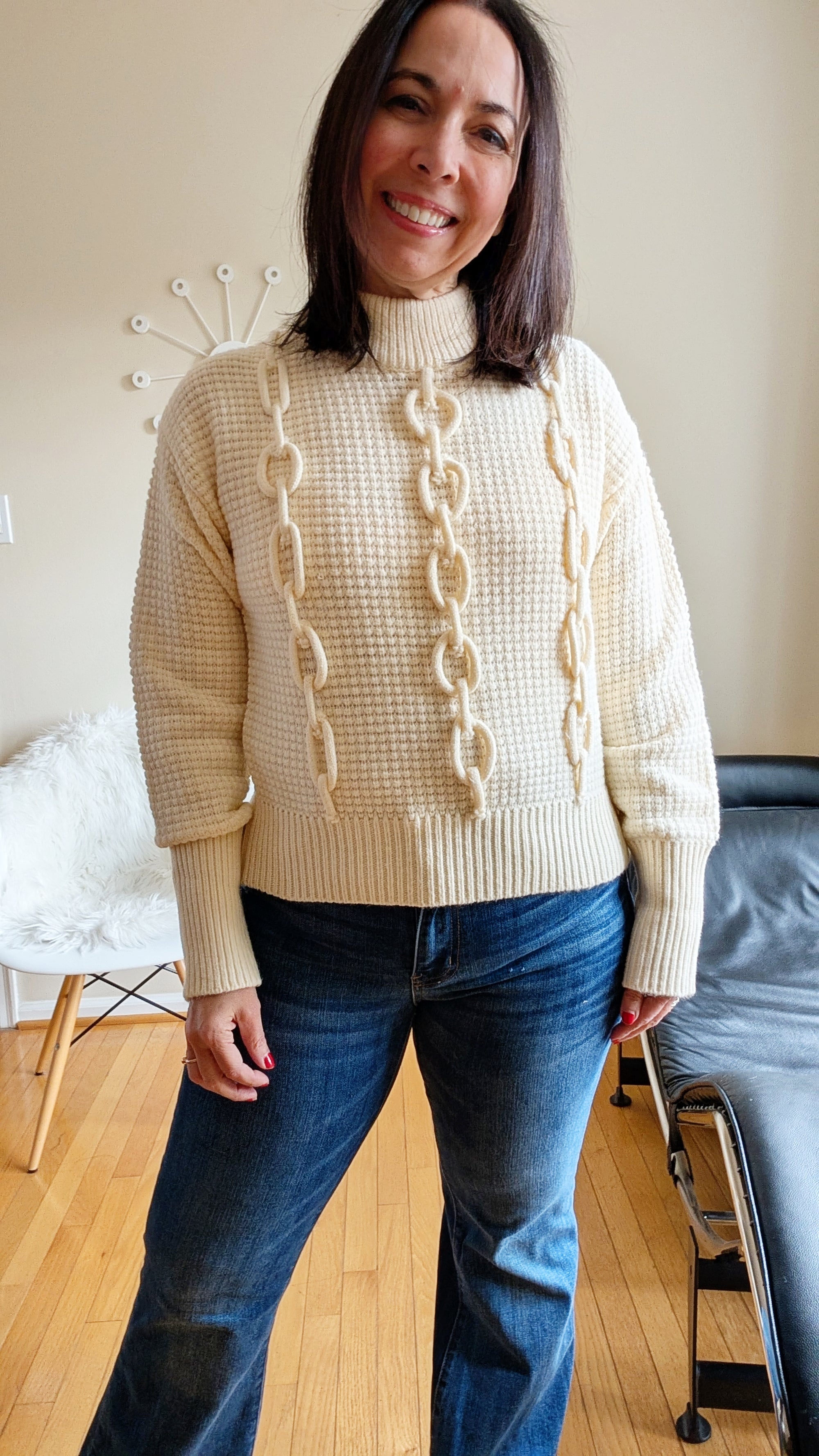 Chunky Chain Sweater