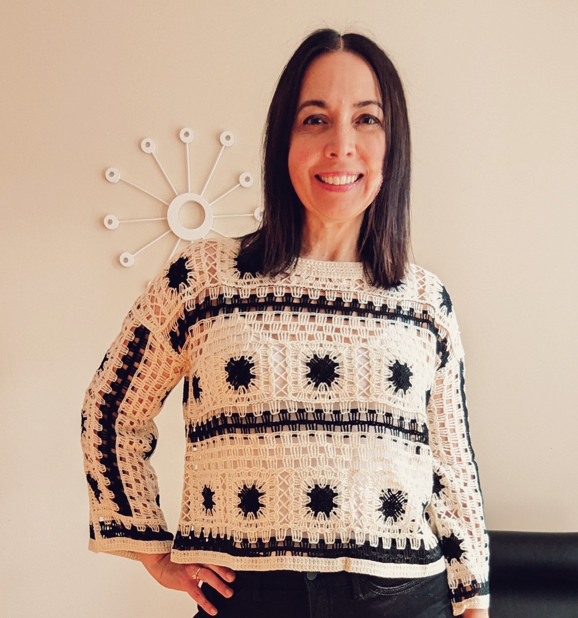 Crochet Boatneck Top