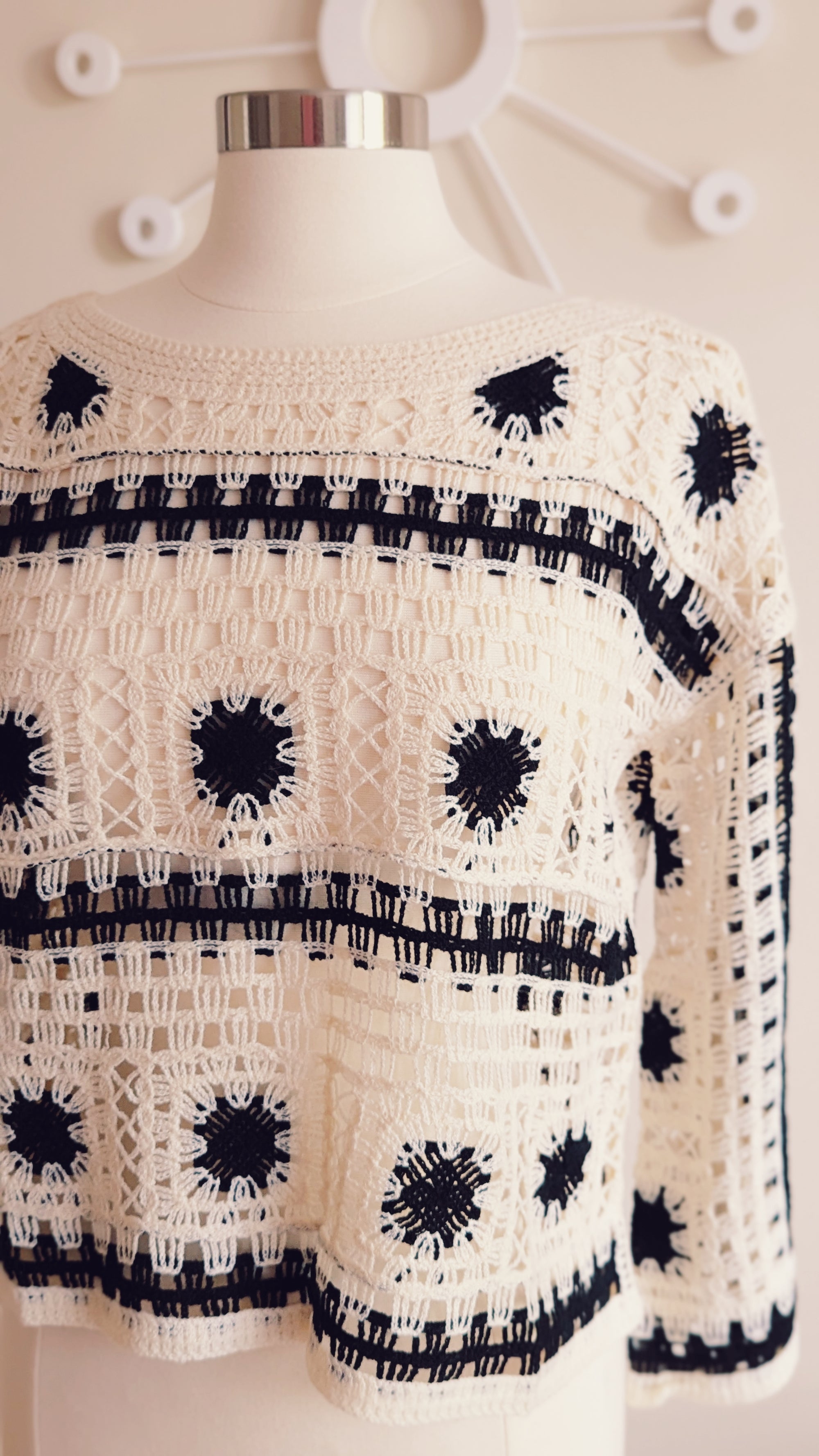 Crochet Boatneck Top