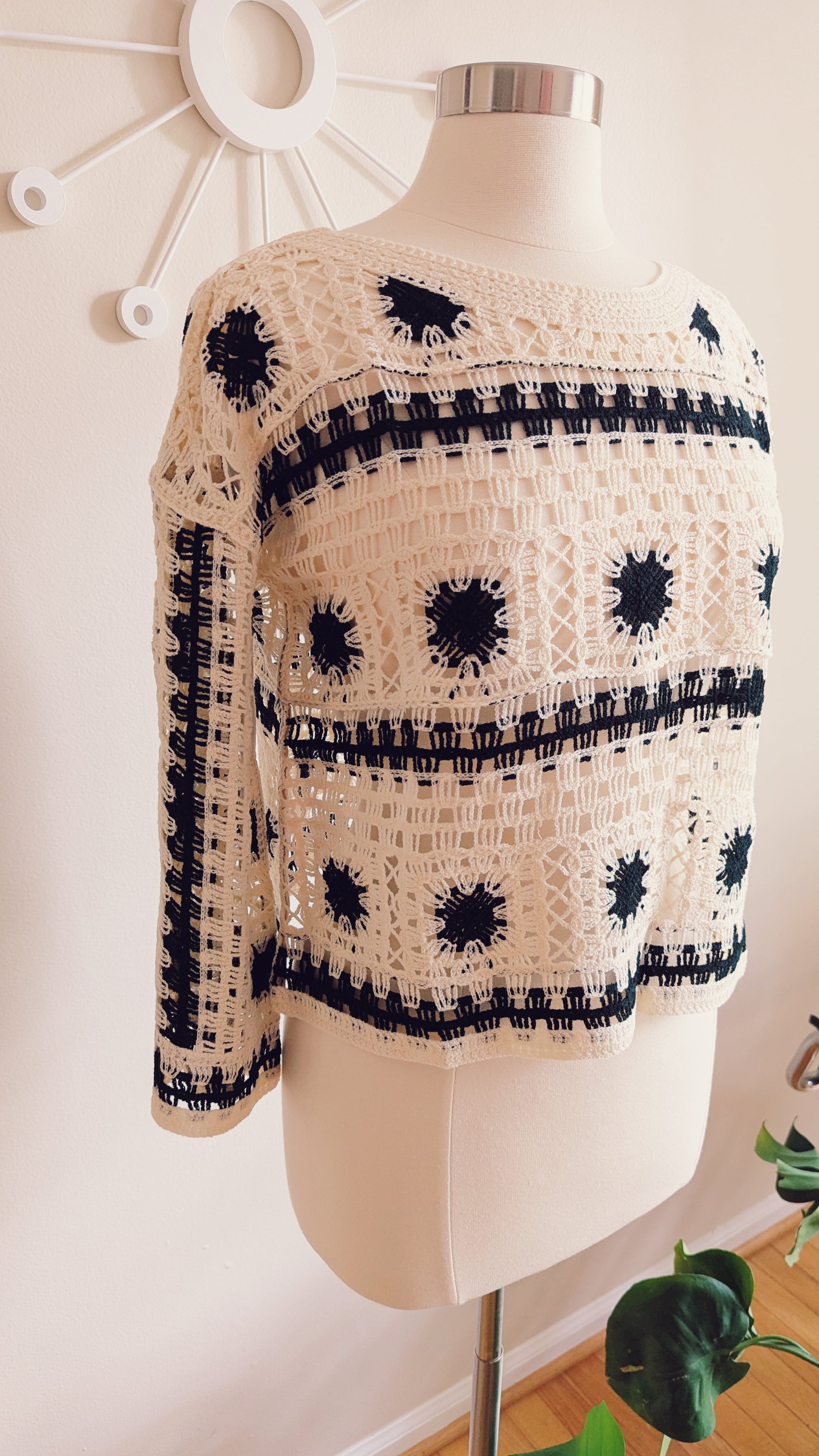 Crochet Boatneck Top