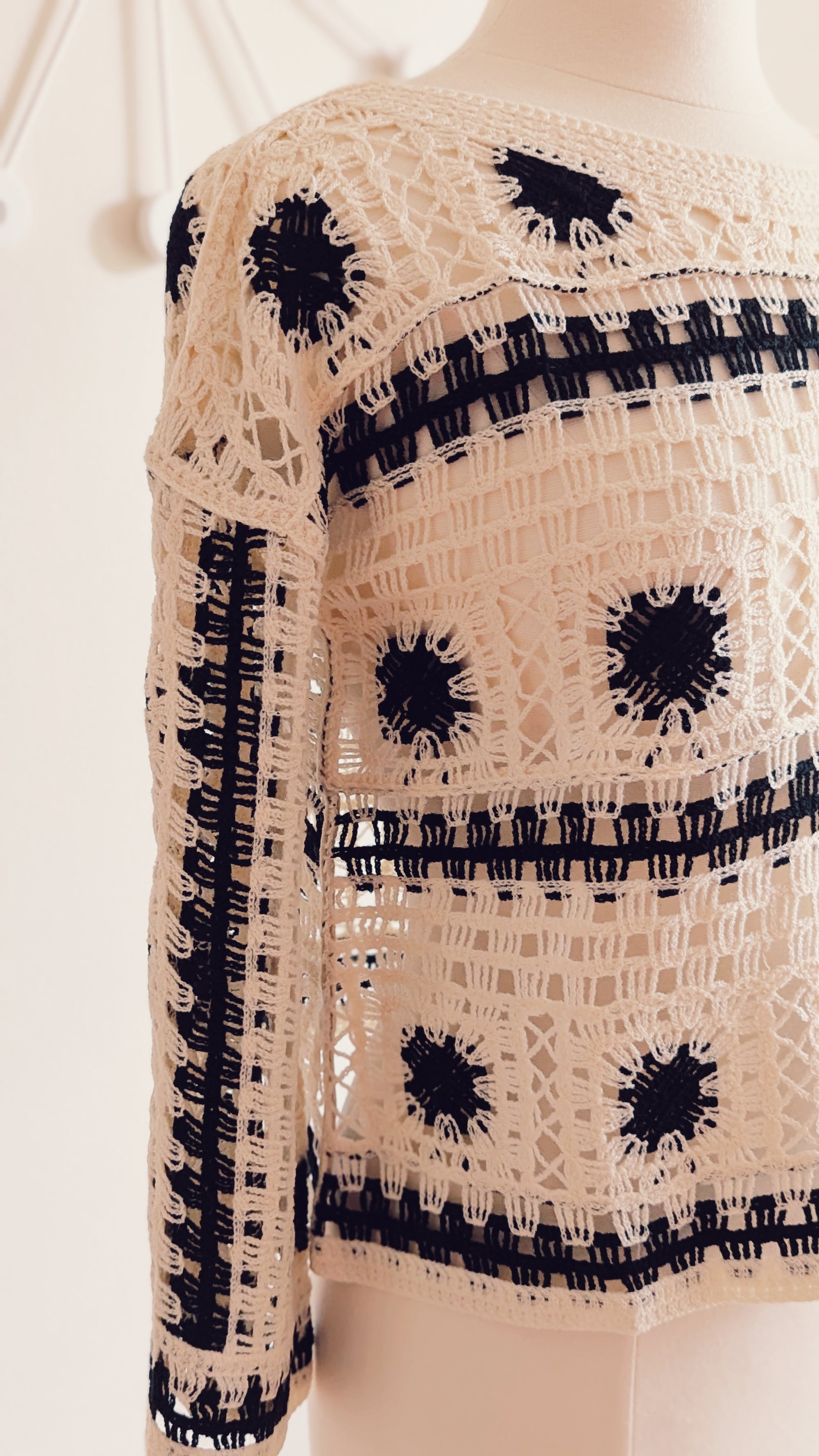 Crochet Boatneck Top