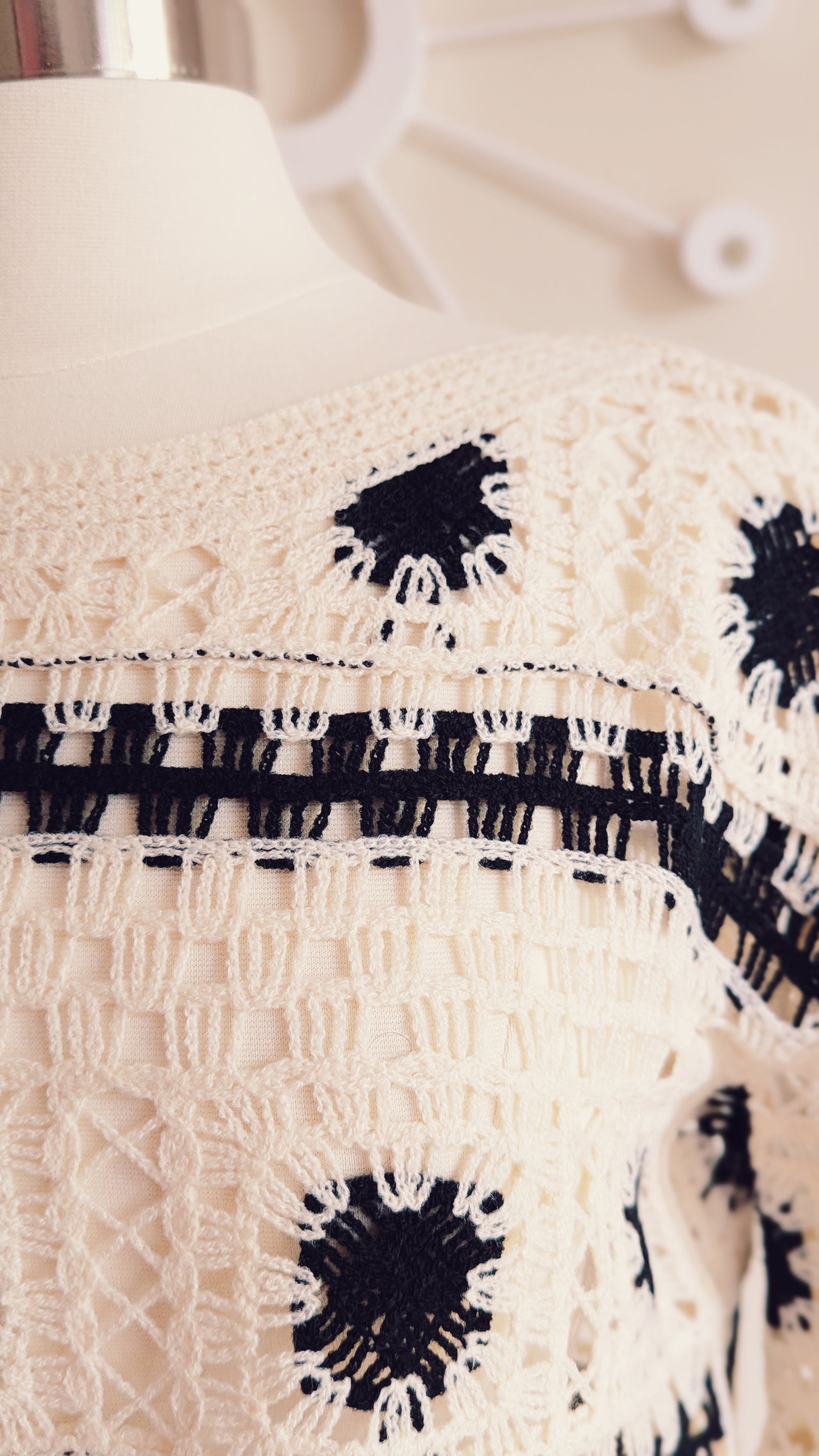 Crochet Boatneck Top