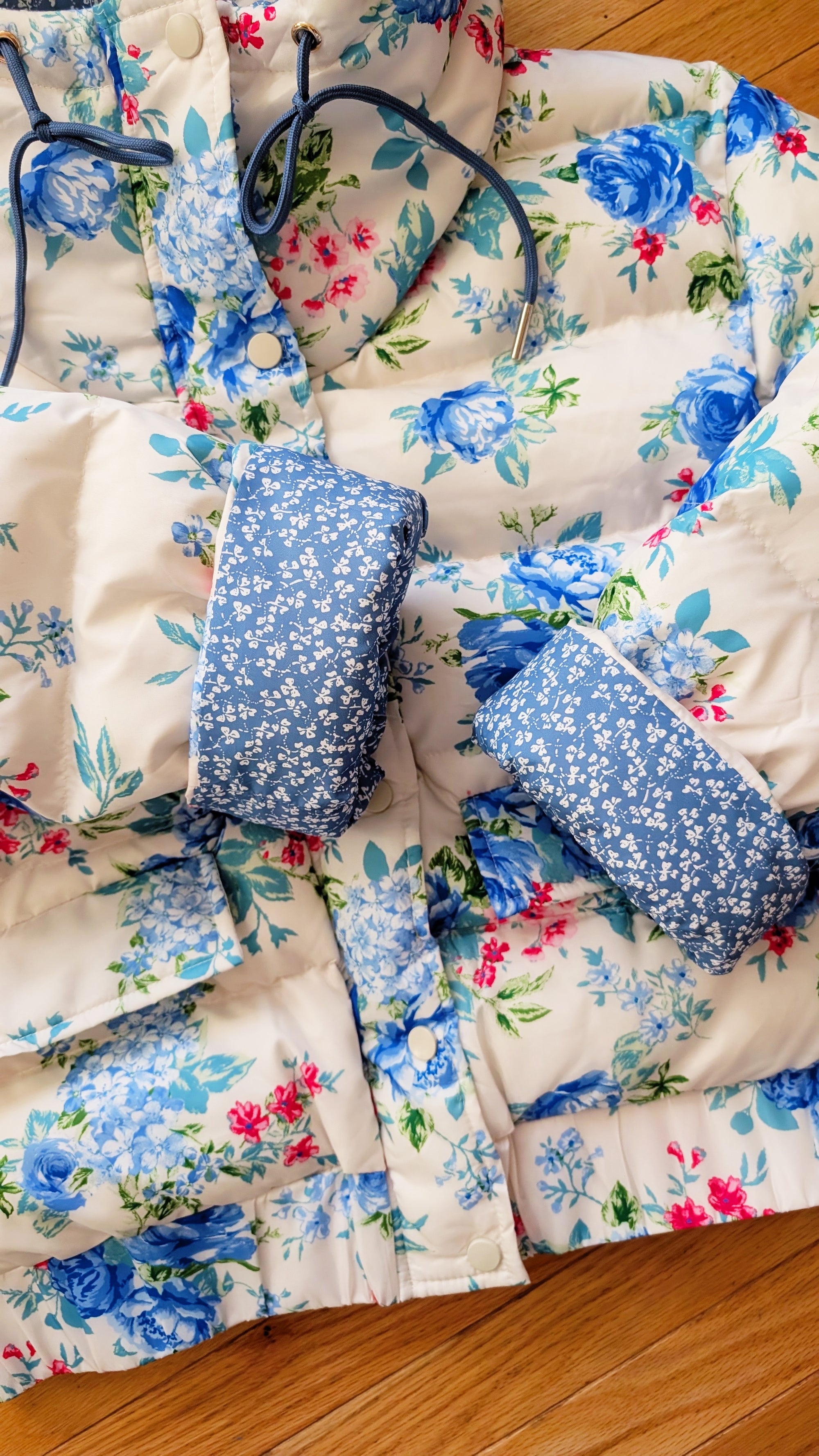 Floral Puffer Jacket