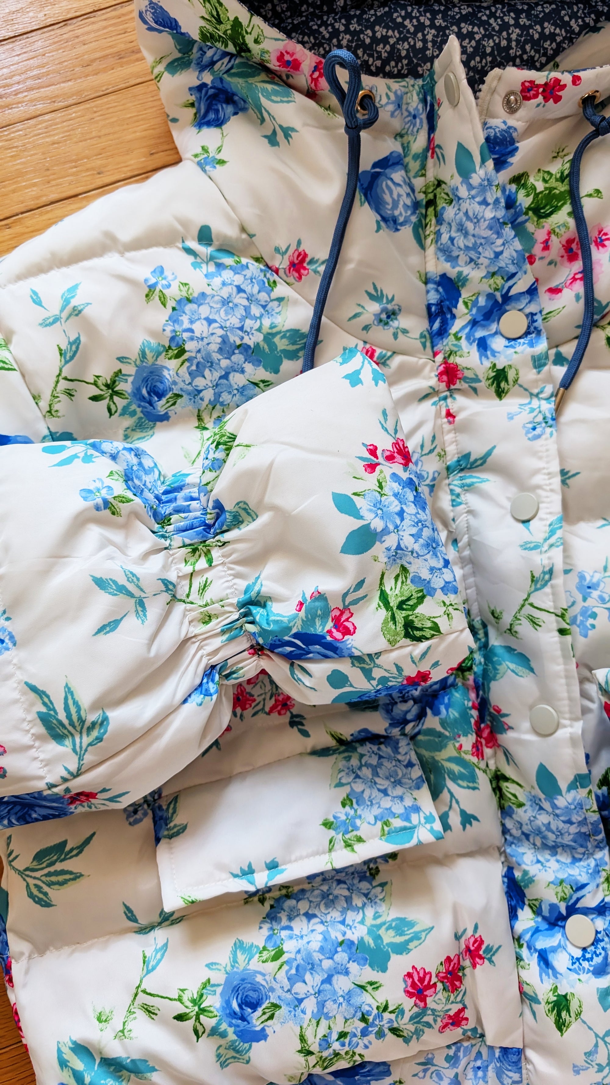Floral Puffer Jacket