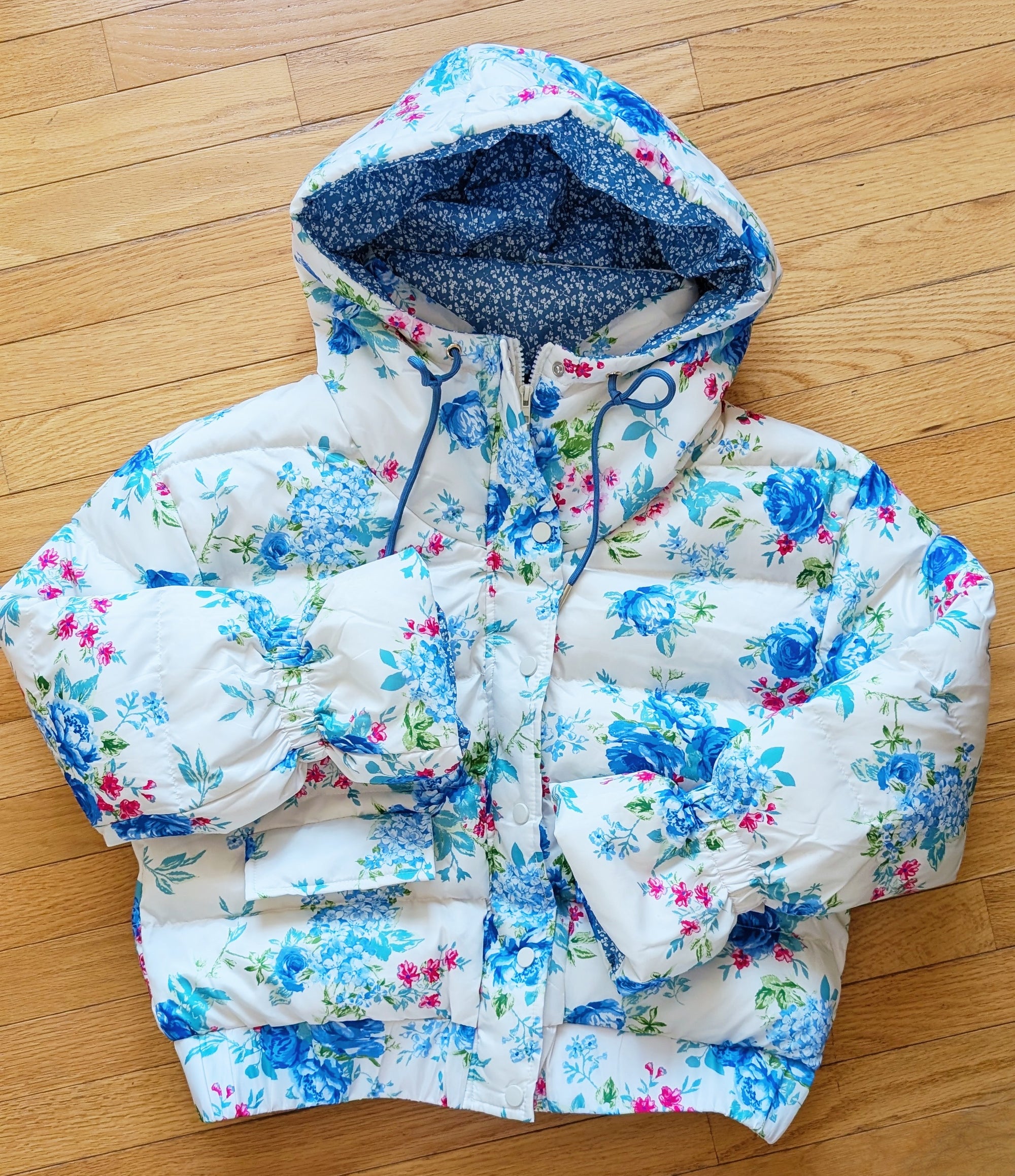 Floral Puffer Jacket