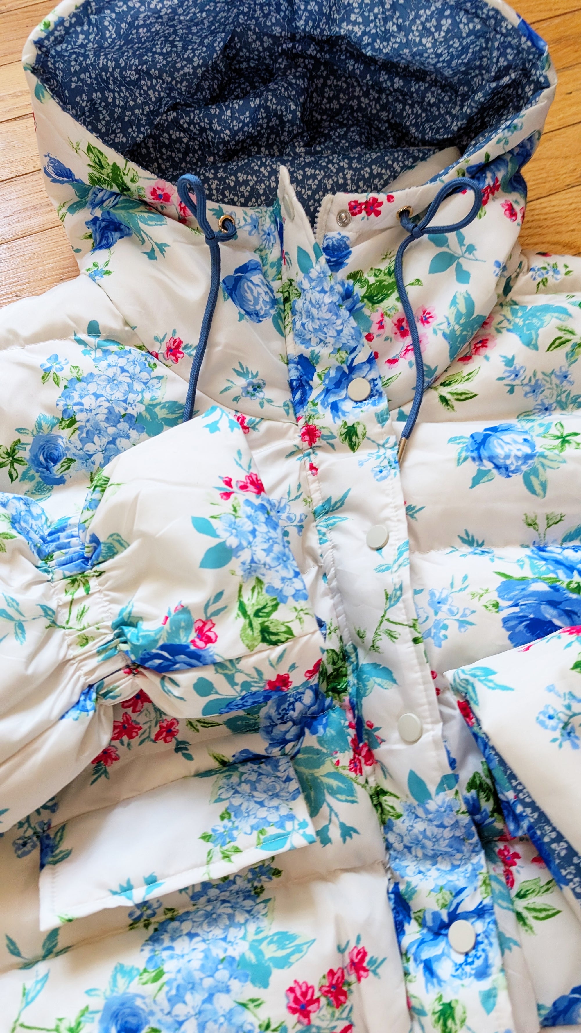 Floral Puffer Jacket