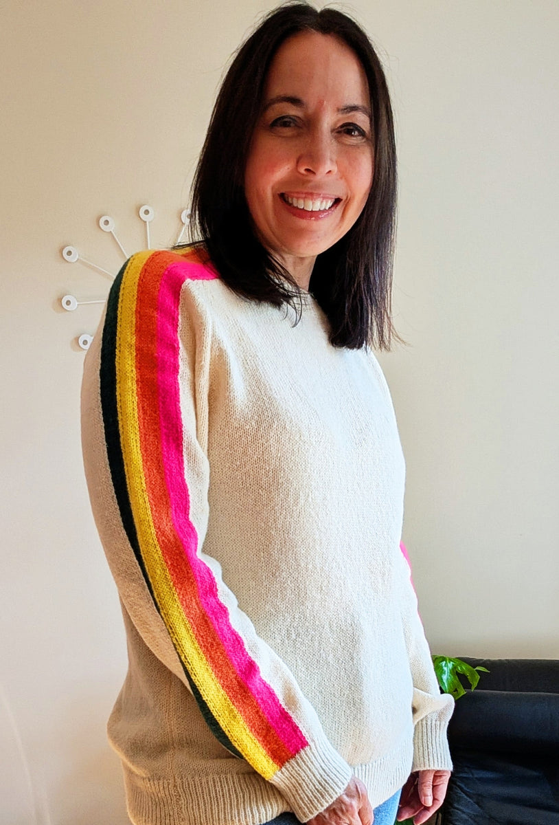 Eli Treated Stitched Sweater | GUESS