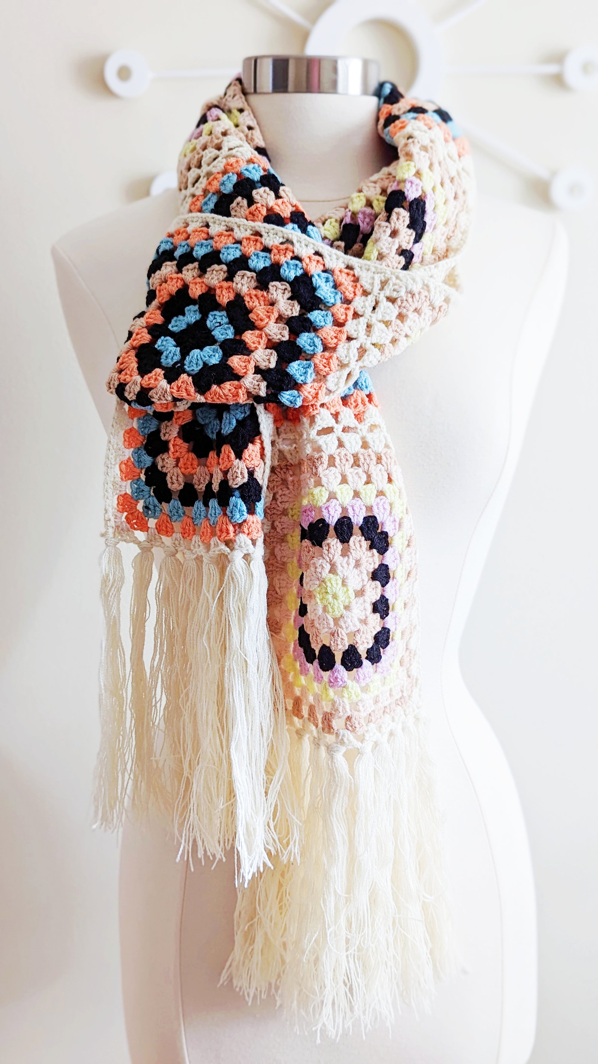 Granny Square Scarf