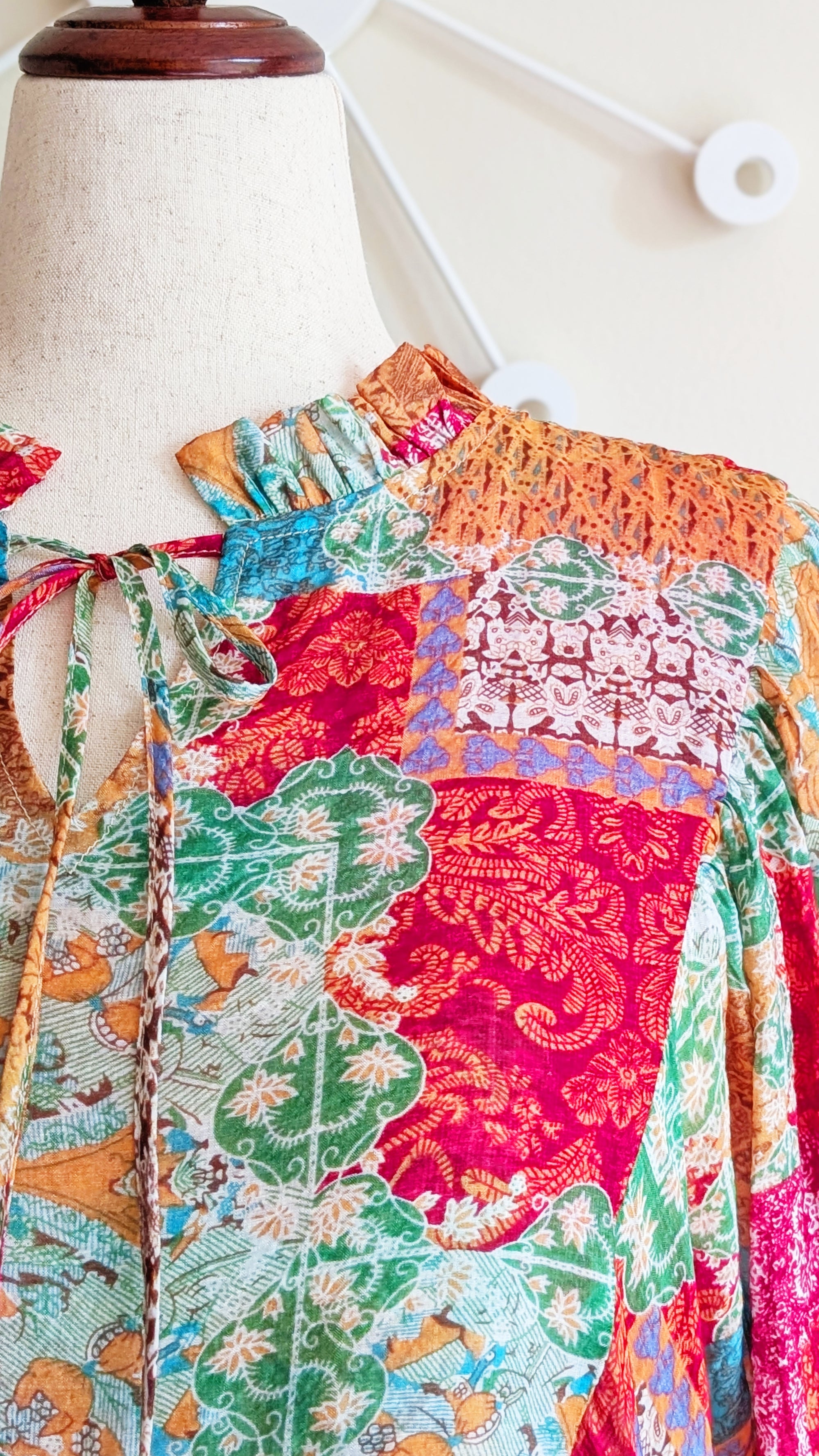 Mosaic Print Bohemian Dress