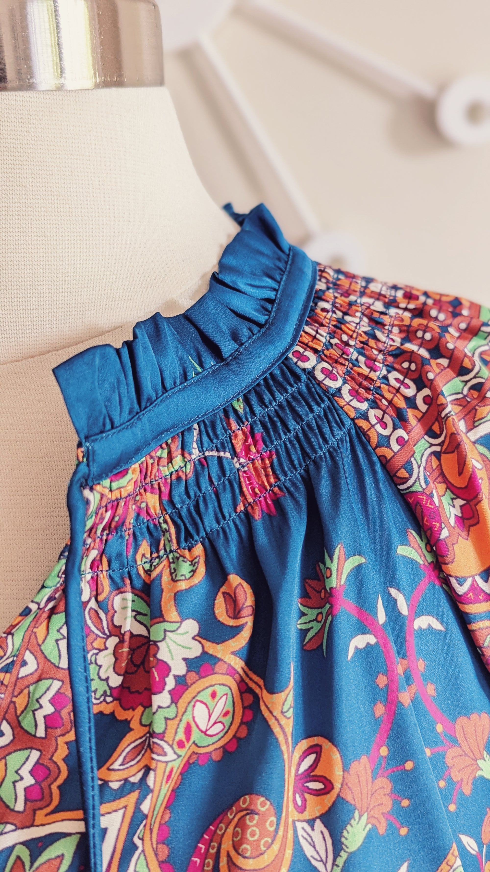 Soft Paisley Patterned Blouse