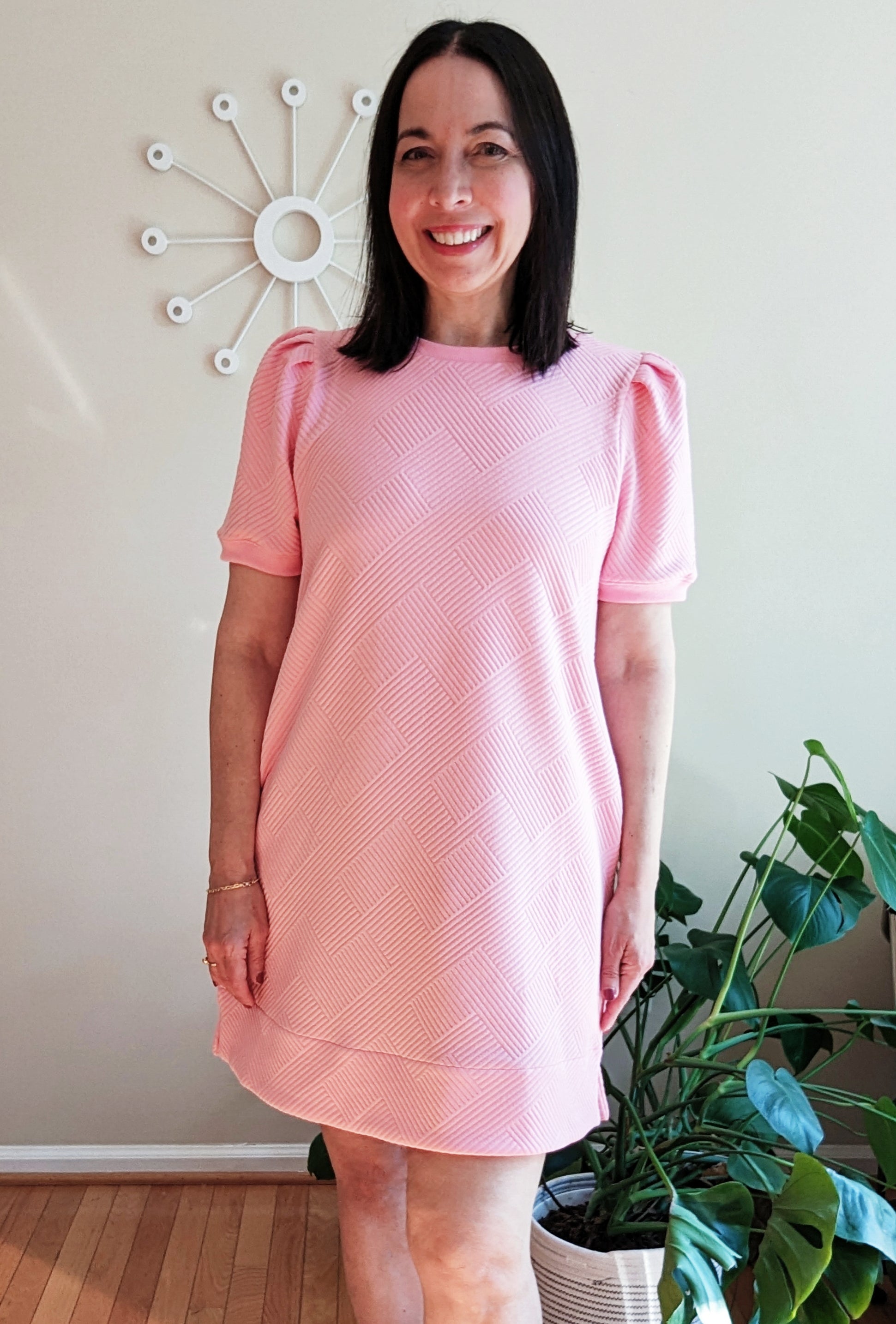Textured Shift Dress