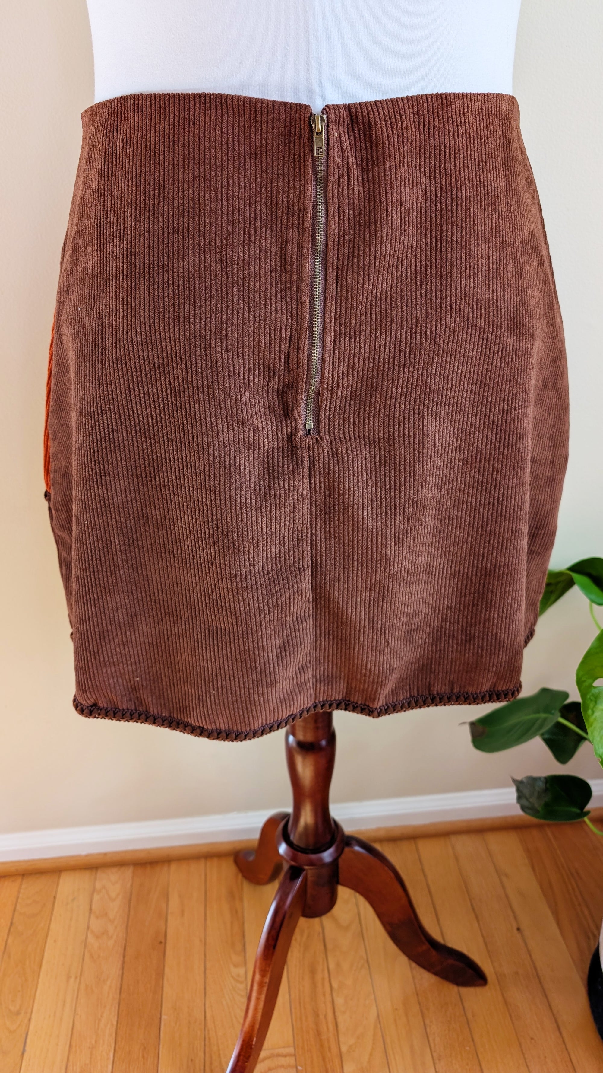 Retro Corduroy Skirt
