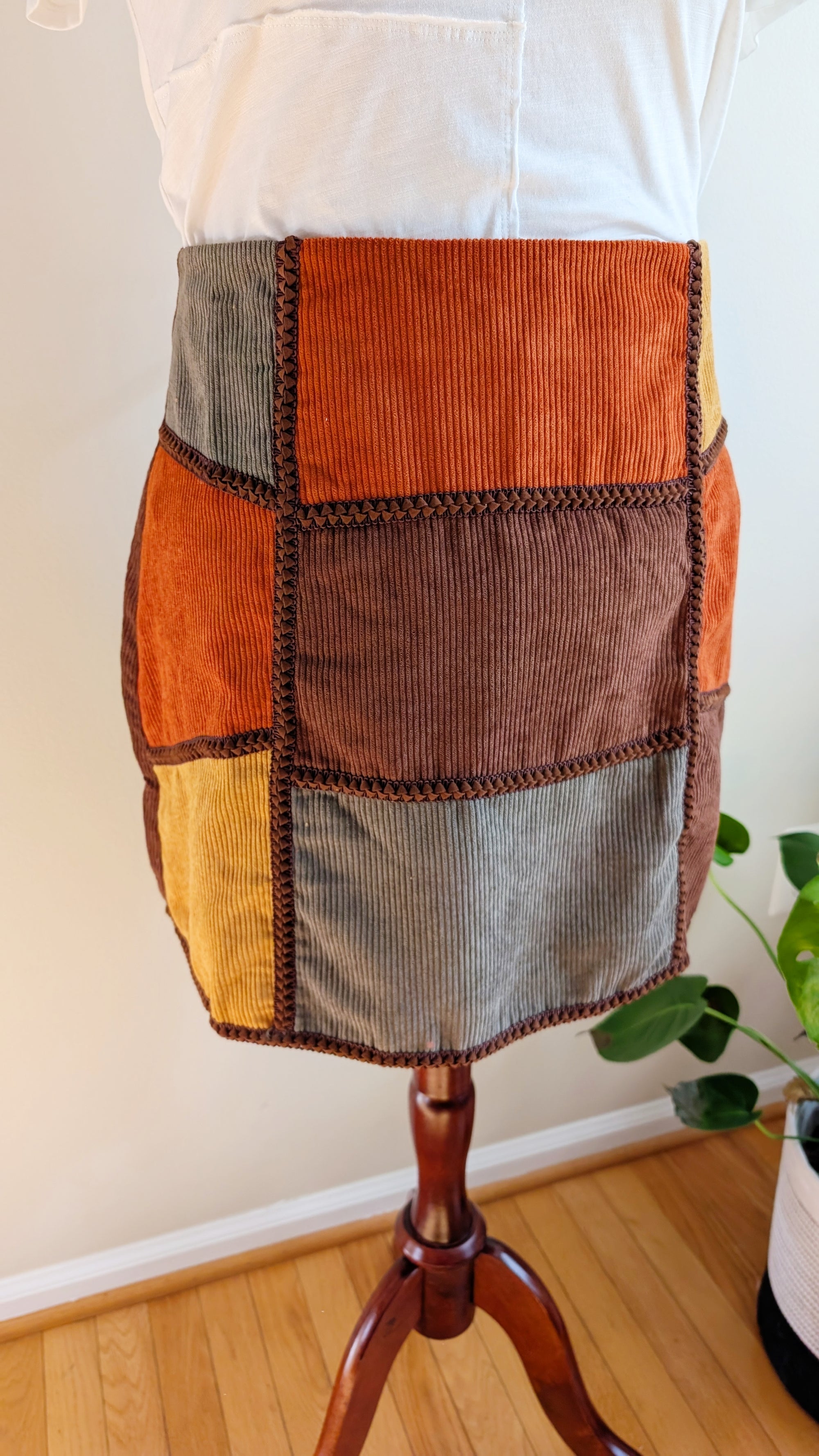 Retro Corduroy Skirt