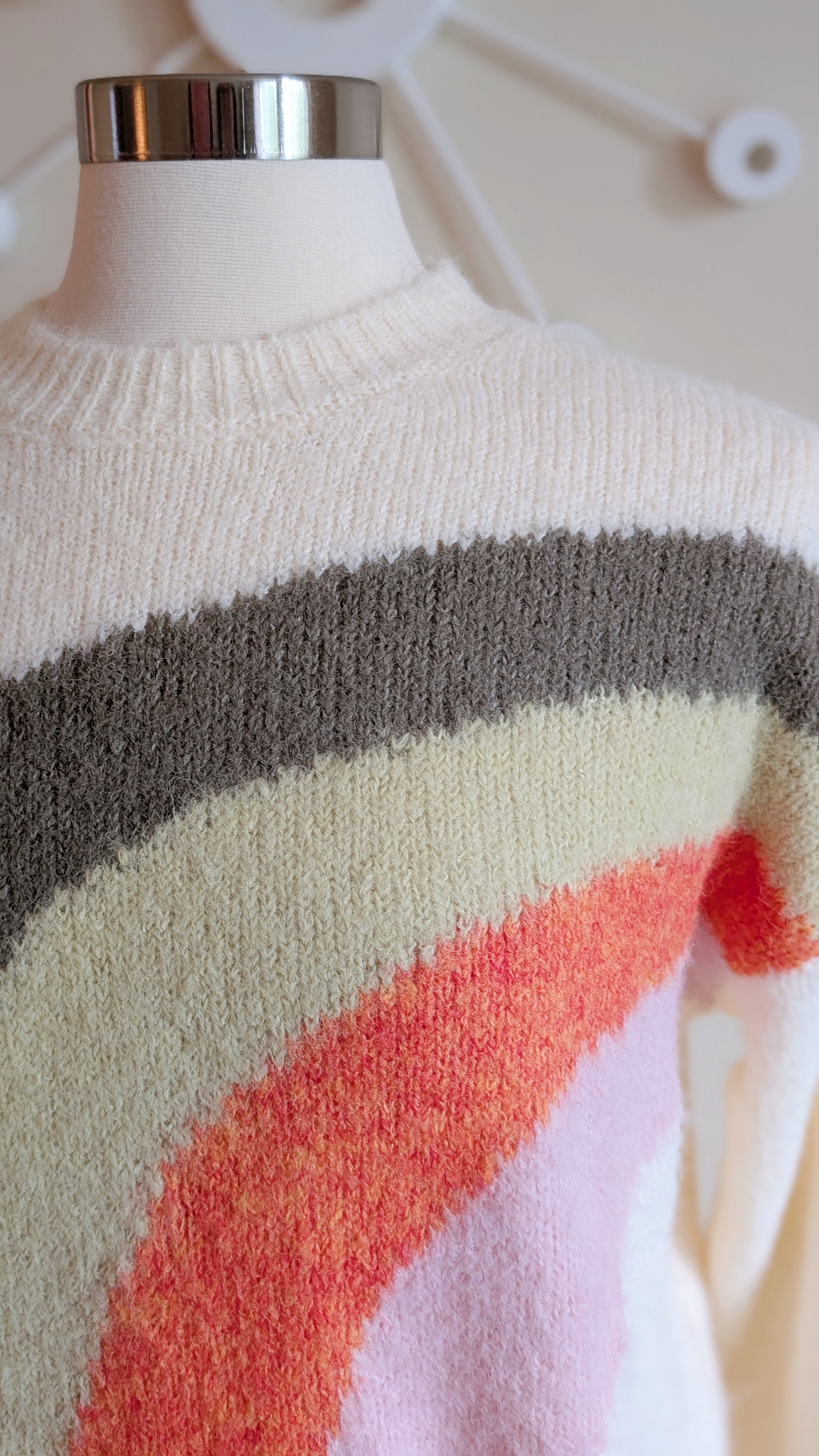 retro rainbow sweater