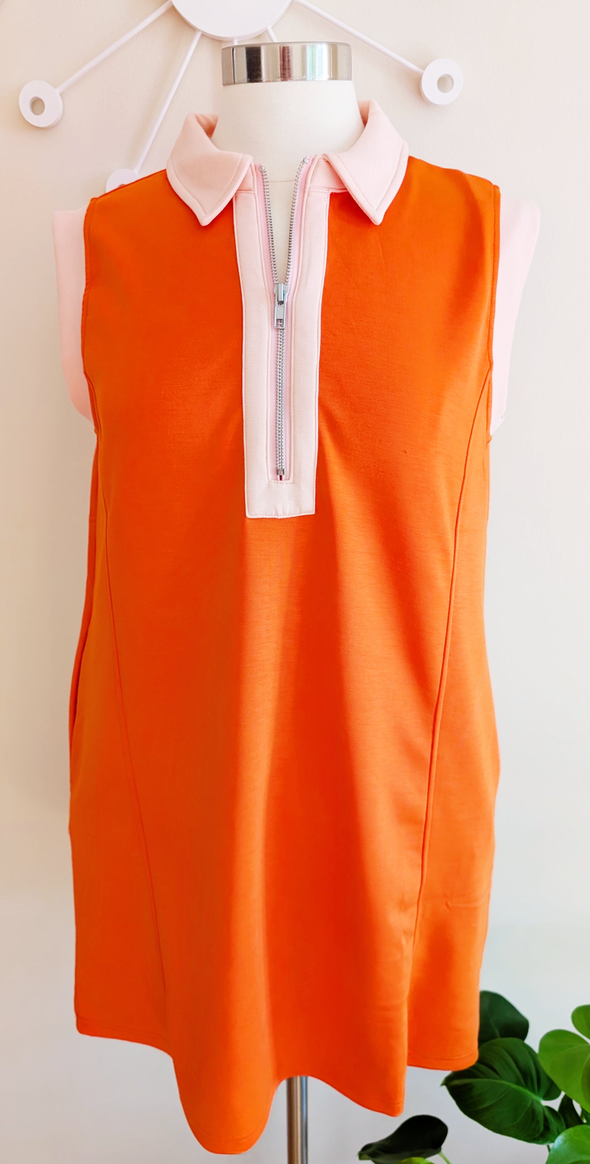 Sleeveless Polo Dress