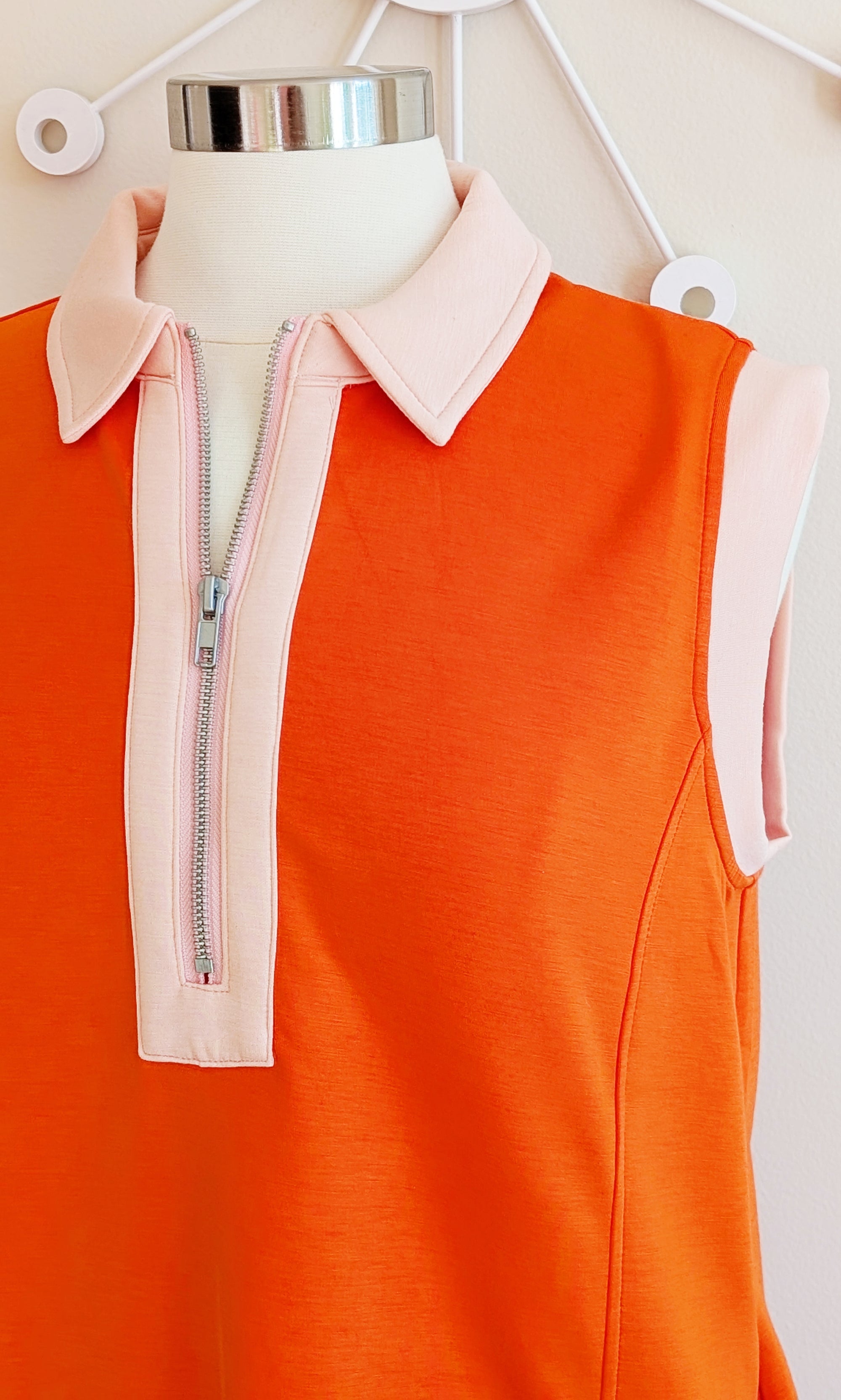 Sleeveless Polo Dress