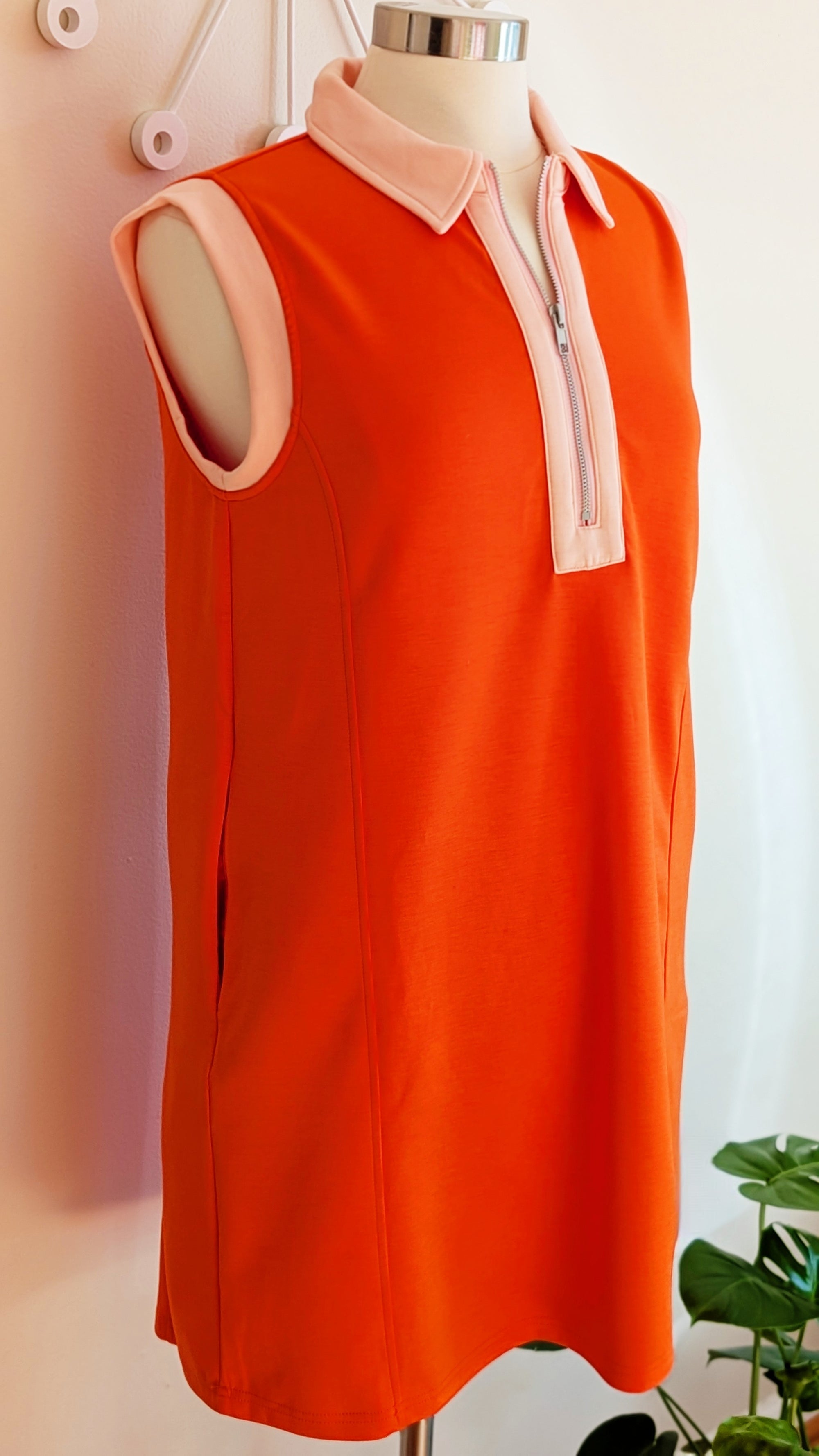 Sleeveless Polo Dress