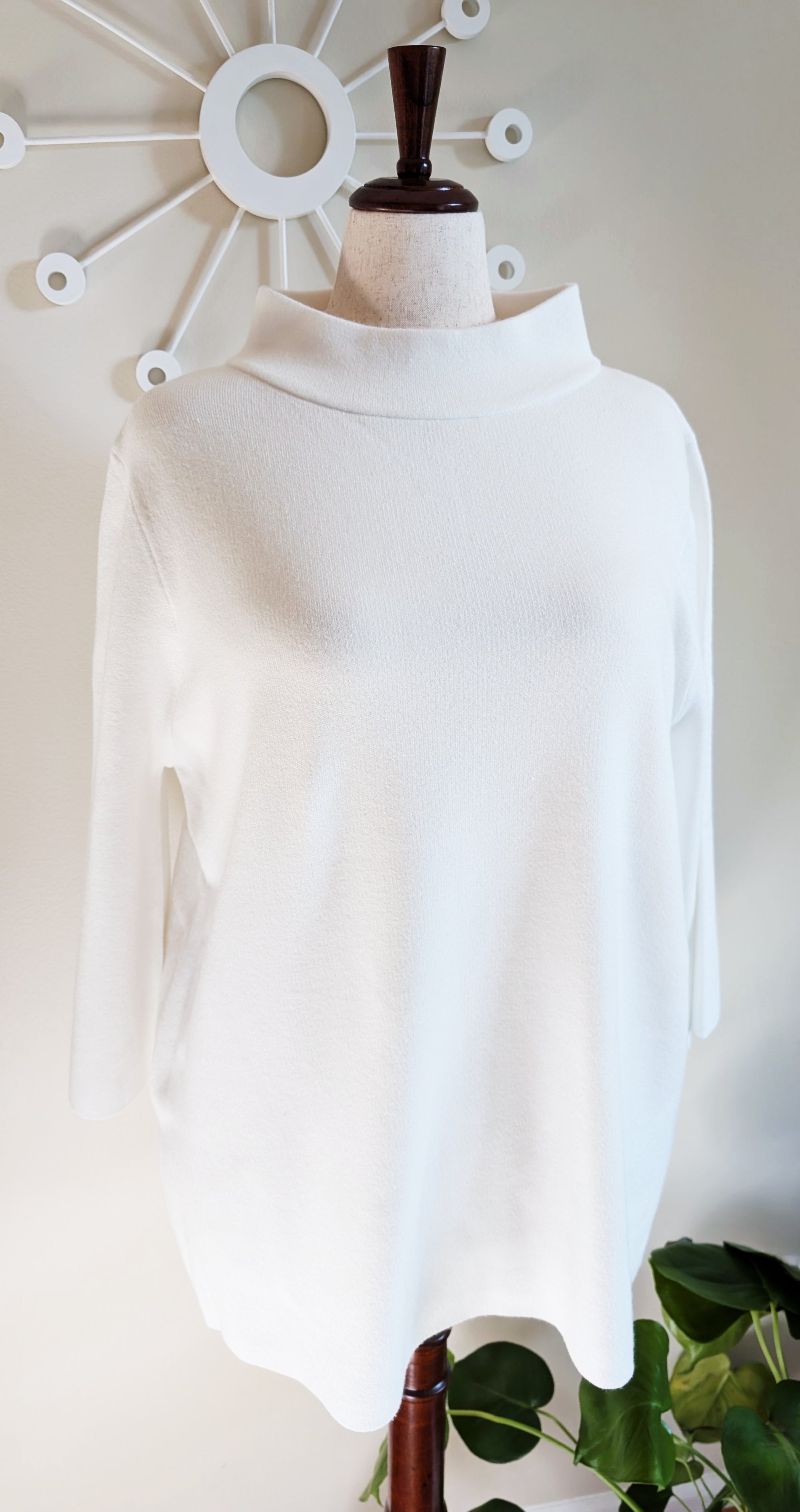 Soft Mock Neck Sweater