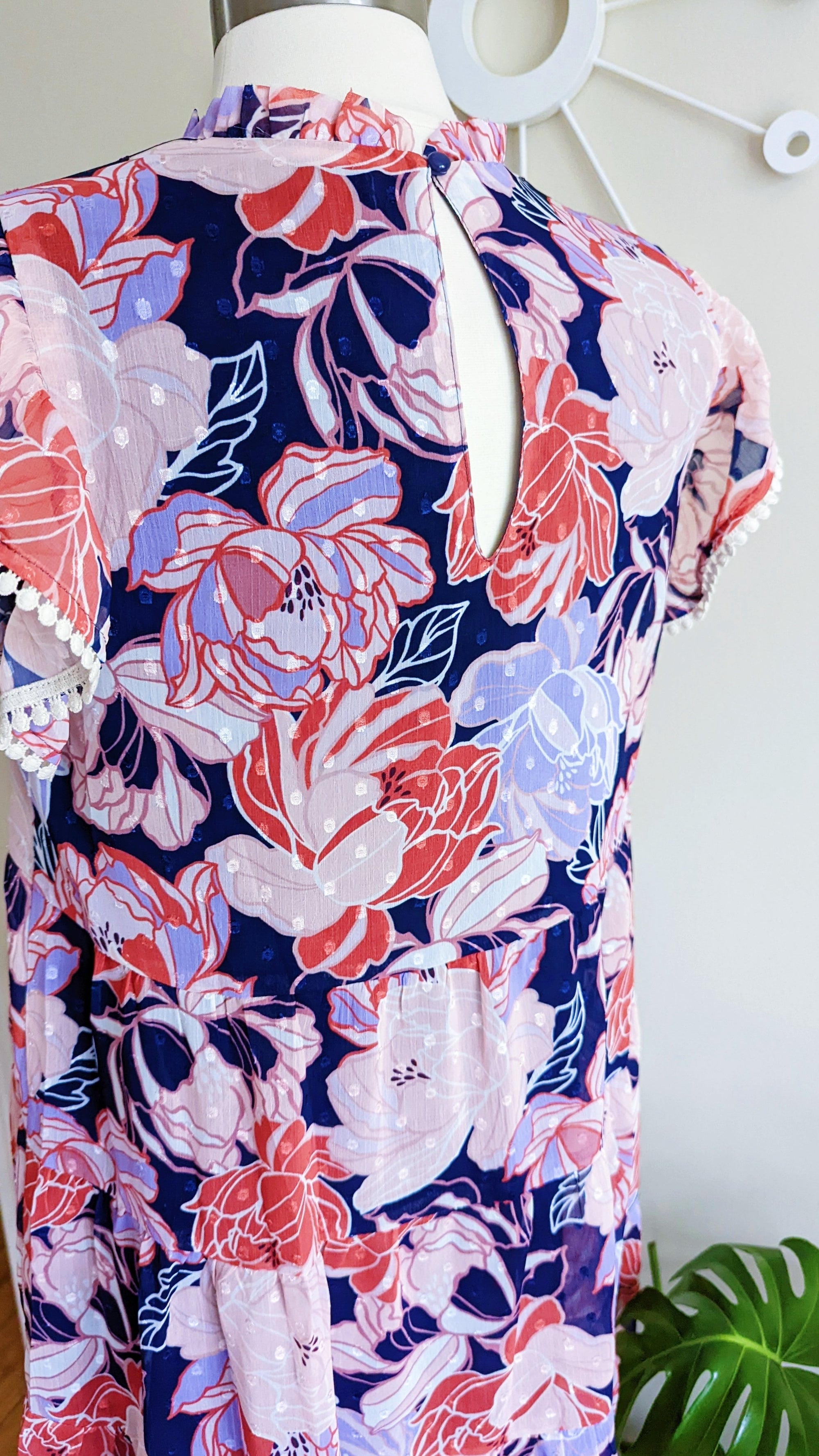 Floral Tiered Print Dress