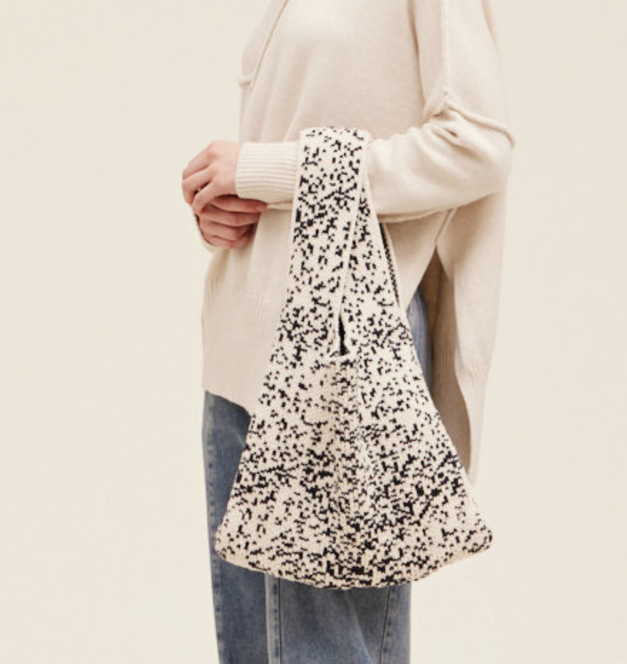 Speckled Knit Bag