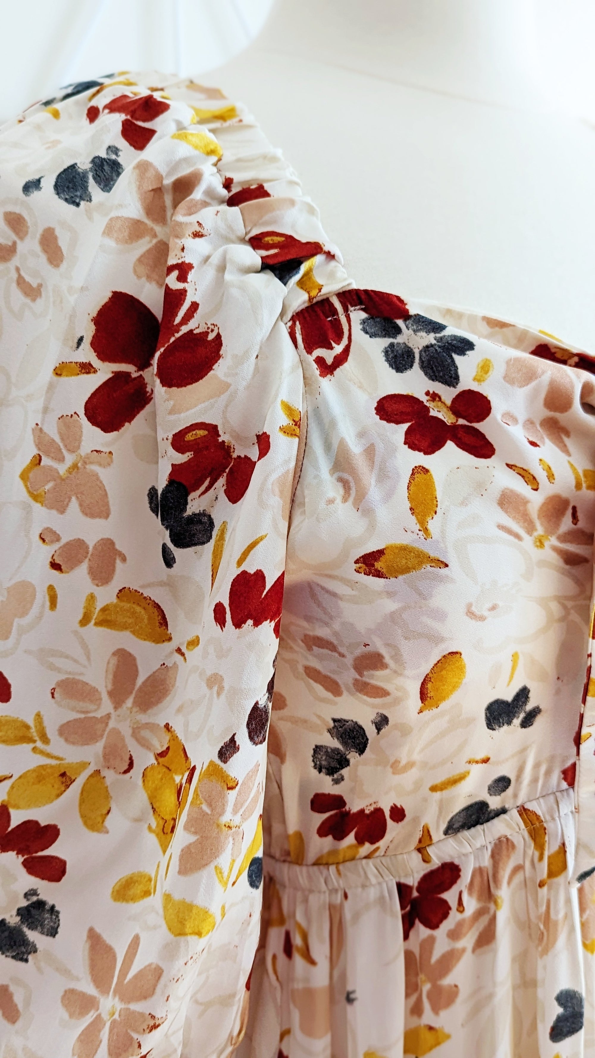 Floral Front Tie Maxi Dress