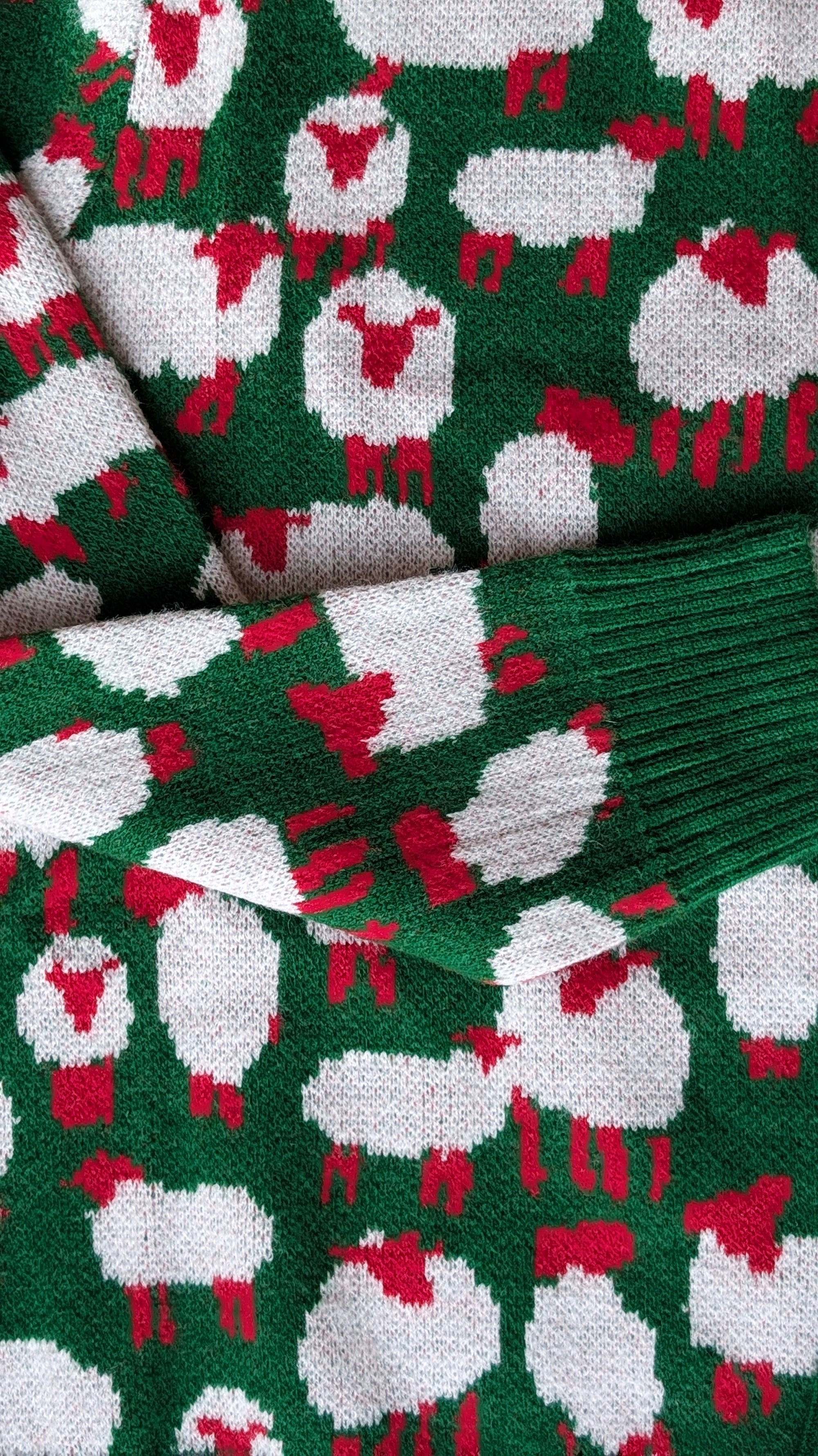 holiday sheep sweater